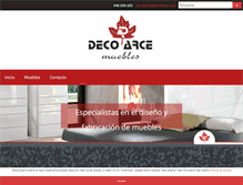 Tablet Screenshot of decoarce.com